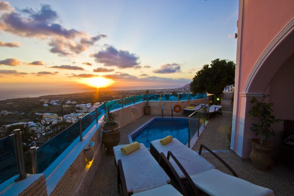 Nectarios Villa - Studios & Suites Adults Only Fira  Bagian luar foto