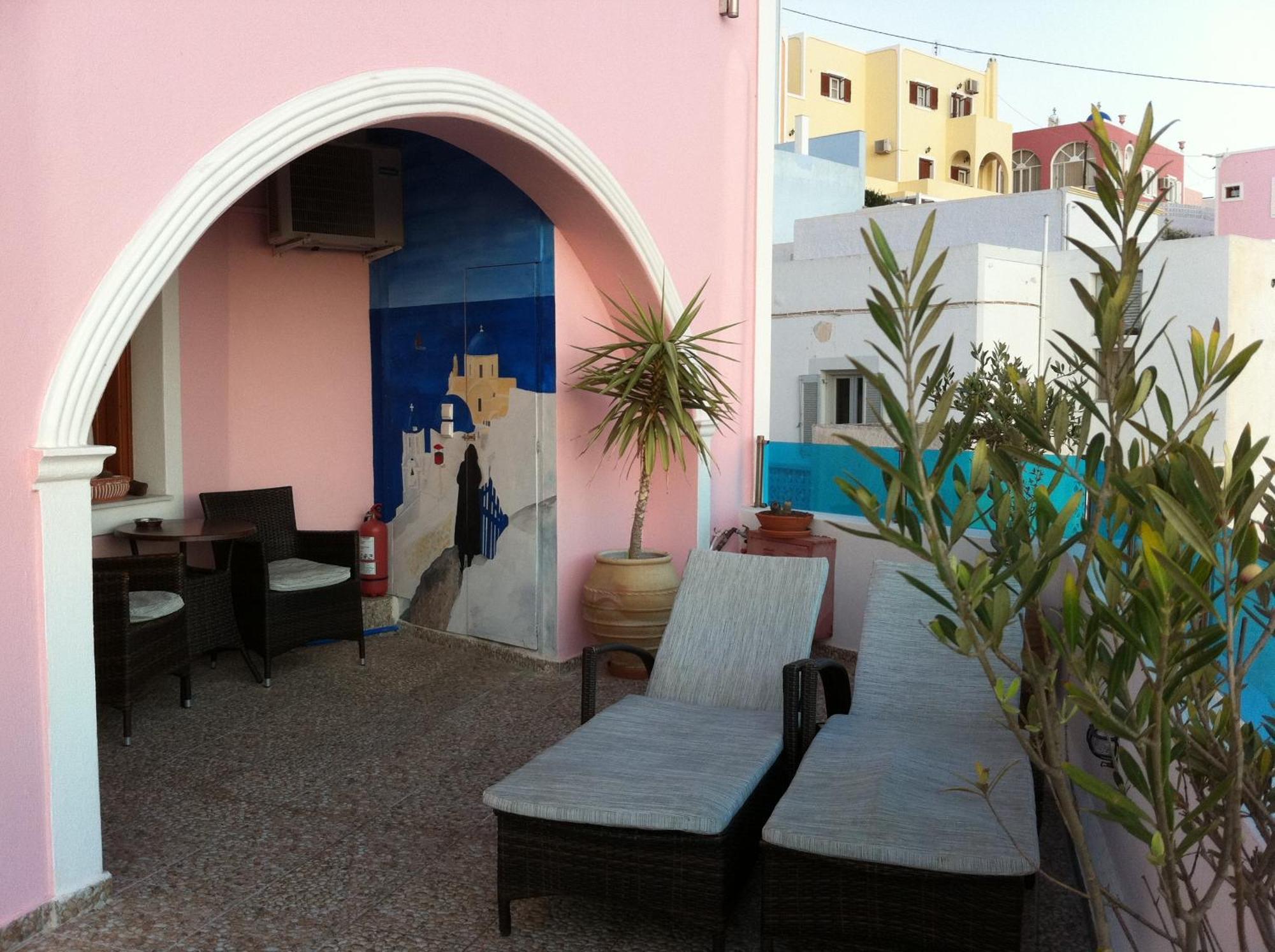 Nectarios Villa - Studios & Suites Adults Only Fira  Bagian luar foto